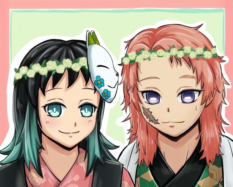 《鬼灭之刃》绝美角色壁纸合集 2K高清无水印