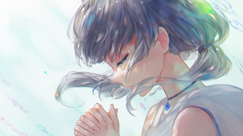 这份是《天气之子》相关的同人插画壁纸合集