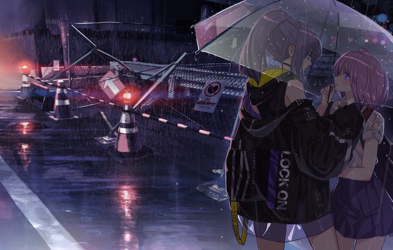 动漫少女数位手绘肖像壁纸