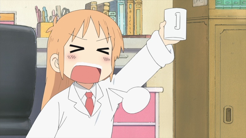 日常爆笑番 动漫少女 水杯 张嘴 东云博士