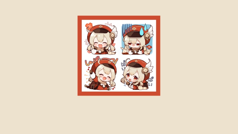 原神可莉山吹色主题壁纸 高清2K