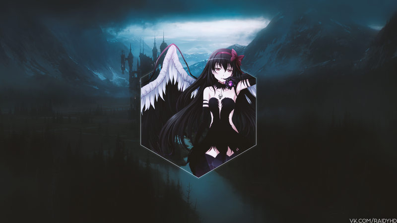 晓美焰 动漫少女 动漫 画中画 魔法少女小圆高清壁纸