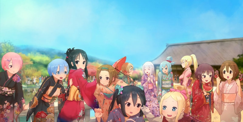 二次元少女同人壁纸合集