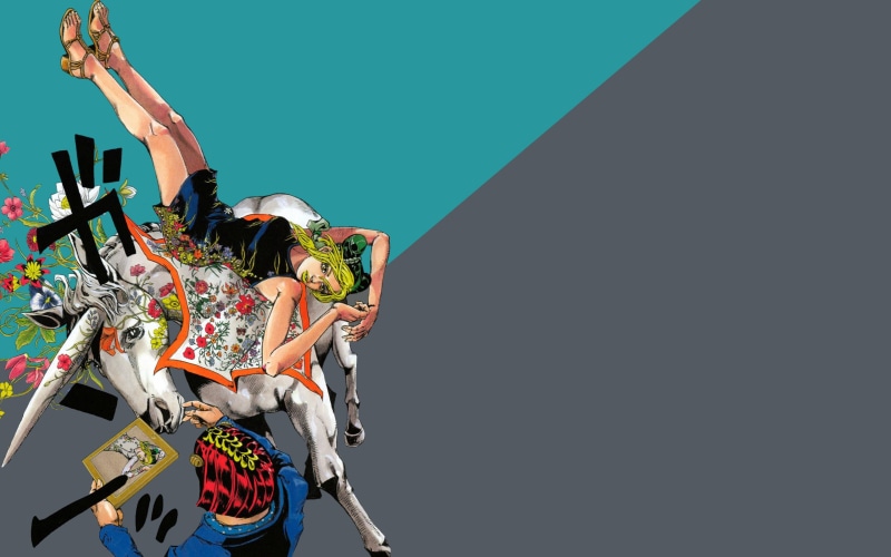 这组JOJO壁纸太绝了！空条徐伦化身独角兽氛围感拉满