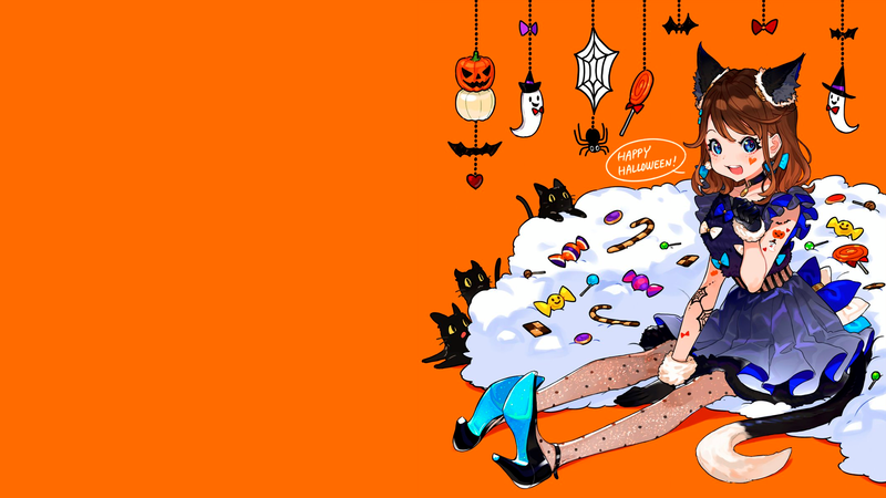 这套绝美的二次元壁纸！软萌猫耳、丝袜高跟全都有