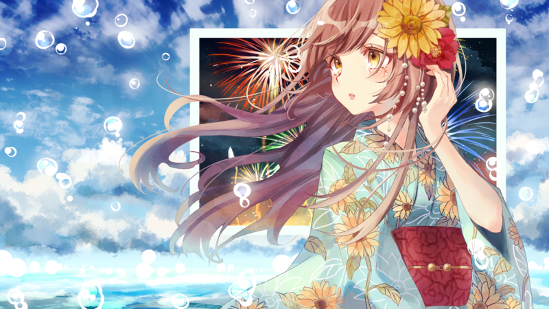 绝美二次元少女壁纸合集 自带emo氛围感的治愈系画面