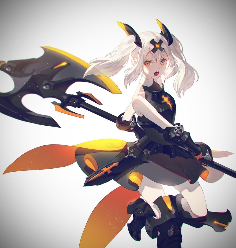 竖版高清二次元少女插画壁纸