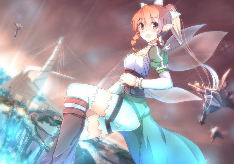 刀剑神域壁纸来袭 桐人妹妹莉法绝美登场