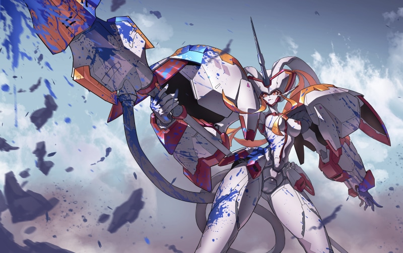 这份《DARLING in the FRANXX》史莱齐亚高清壁纸太绝了