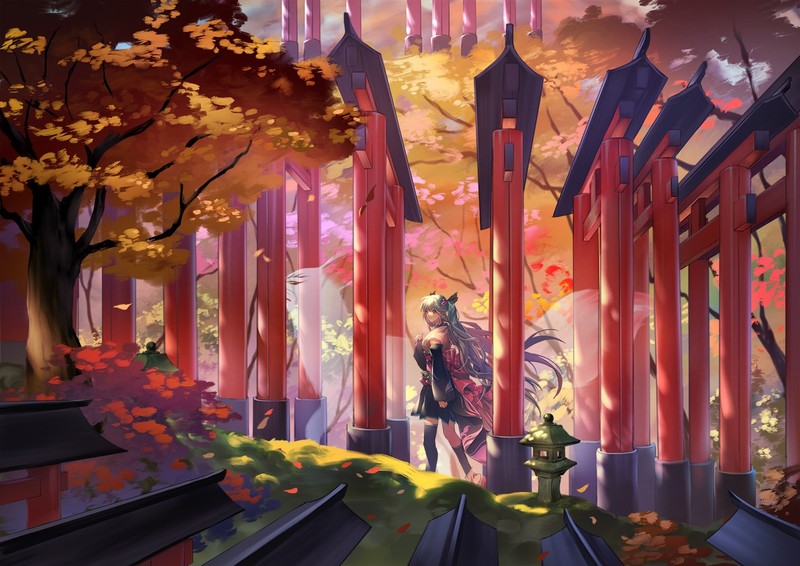 冲这组二次元少女壁纸！每一张都戳中审美点