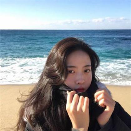 女生海边真人头像合集 共14张