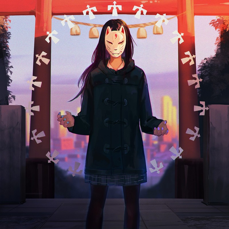 面具插画壁纸合集