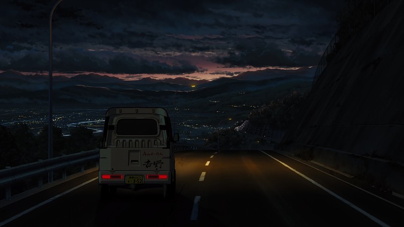 《你的名字》绝美动漫壁纸合集 夜空山峦公路场景