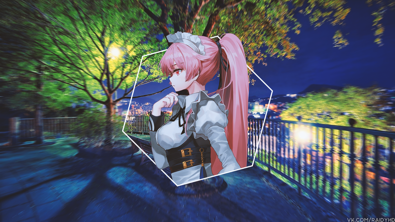 壁纸上新！画中画动漫少女高清壁纸合集