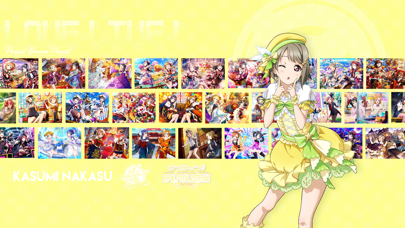 LoveLive! 偶像少女拼贴壁纸