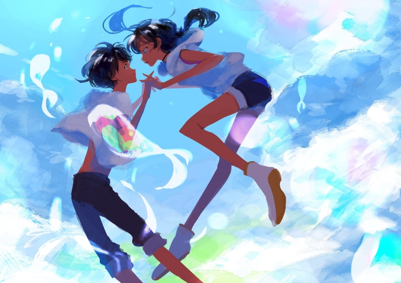 天气之子壁纸分享 森岛帆高与天野阳菜的绝美画面