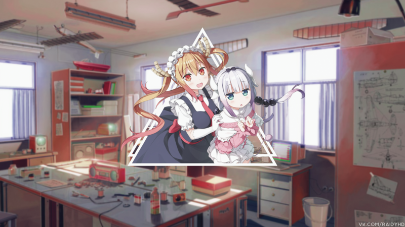 小林家的龙女仆姐妹同框壁纸合集