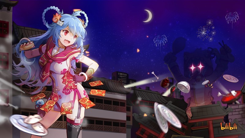 B站看板娘2233 二次元少女高清壁纸