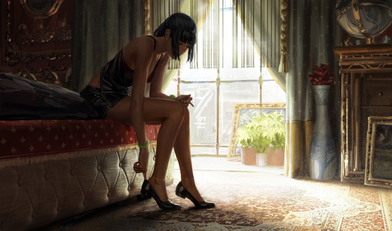 恶人气势拉满！4K高清原创动漫角色壁纸