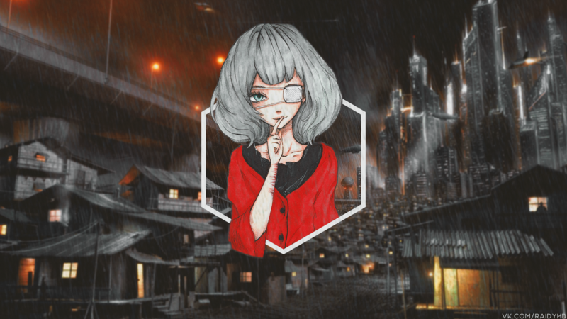 看动漫女生画中画壁纸合集
