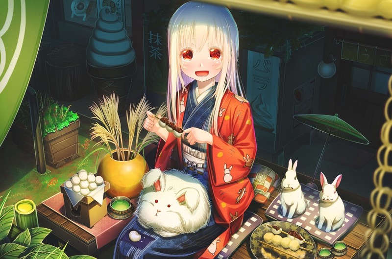 动漫和风少女壁纸合集