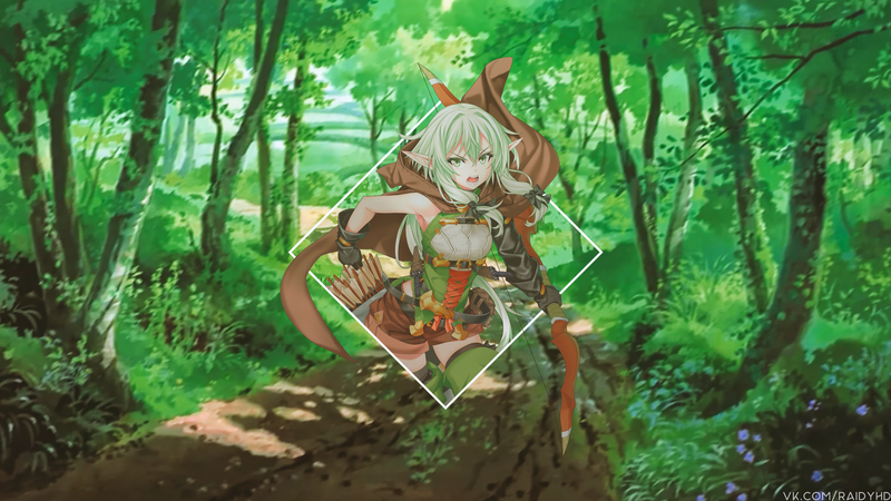 《哥布林杀手》画中画风格动漫少女高清壁纸合集