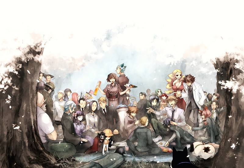 樱花季动漫野餐壁纸合集