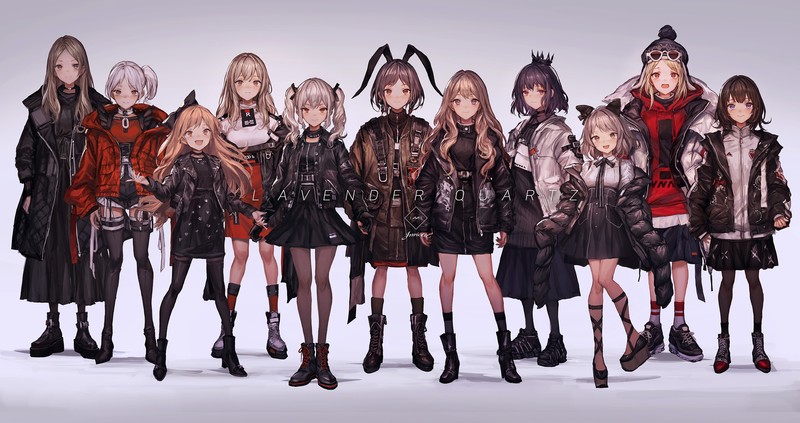 THE-LM7原创角色壁纸合集 软萌二次元少女高清壁纸