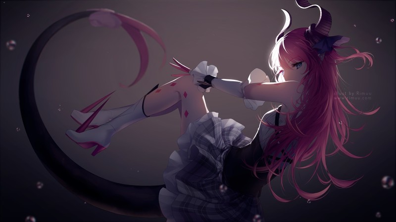 这组Fate系列壁纸太绝了！粉发长角少女、黑贞德高清美图直接存