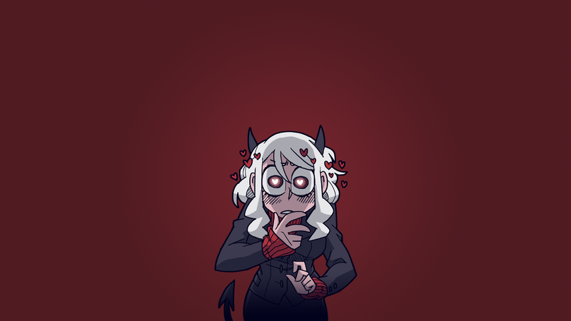 这套Helltaker恶魔少女壁纸太戳人啦