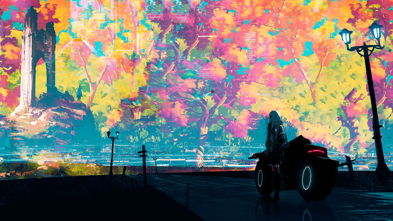 赛博风数字自然科幻壁纸合集