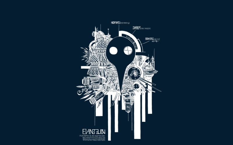 这组《新世纪福音战士》壁纸超有感觉！