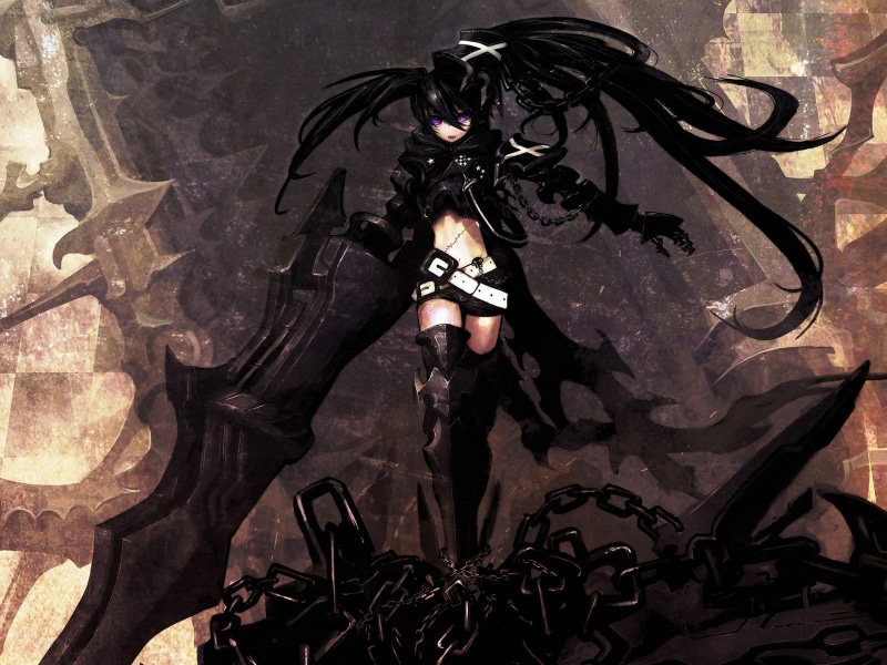 黑岩射手同人壁纸合集！多款暗黑系动漫少女壁纸