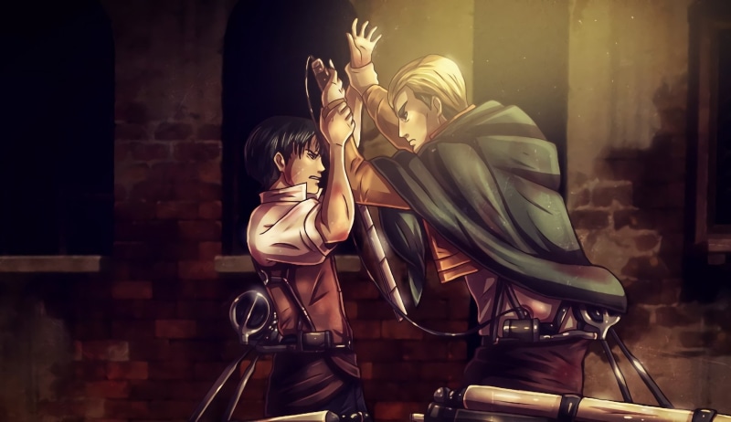 《进击的巨人》高清壁纸合集 埃尔文·史密斯利威尔·阿克曼登场