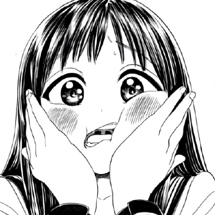 8张难找的黑白女生动漫头像合集