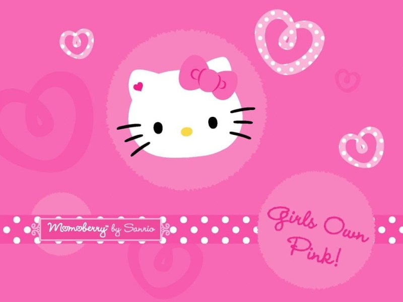 软萌Hello Kitty壁纸来袭！粉粉嫩嫩谁顶得住