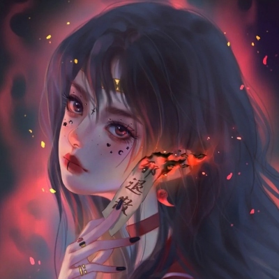 13张超精致手绘唯美女生头像，氛围感拉满