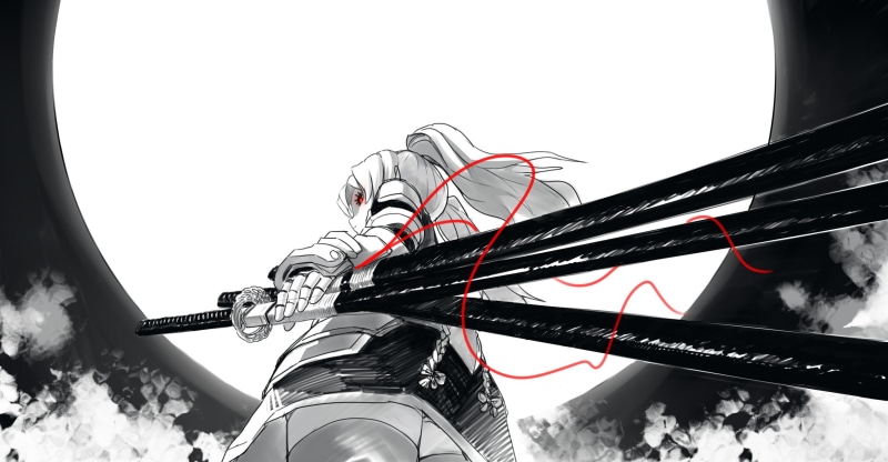 深夜武士少女壁纸精选！这些画面美到窒息