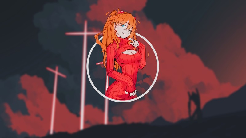 明日香壁纸合集！新世纪福音战士少女壁纸