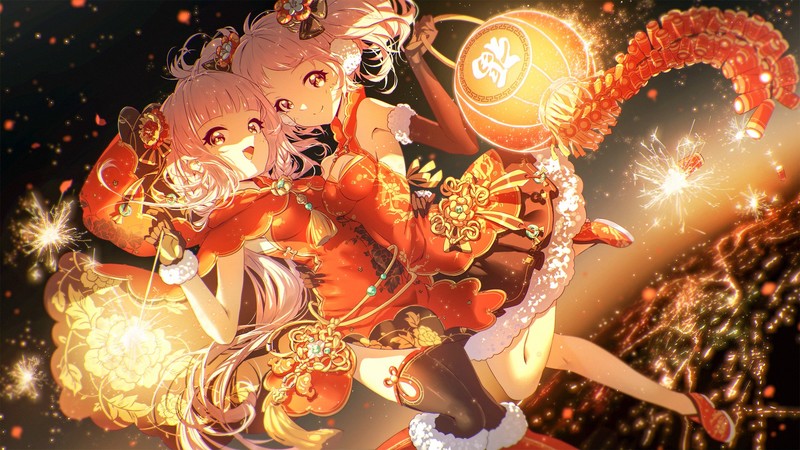 魔法少女小圆壁纸合集：鹿目圆香与晓美焰的治愈瞬间