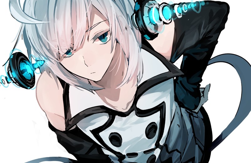 青色调二次元壁纸合集