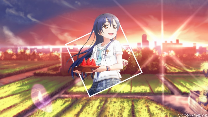 夕阳下的LoveLive少女壁纸