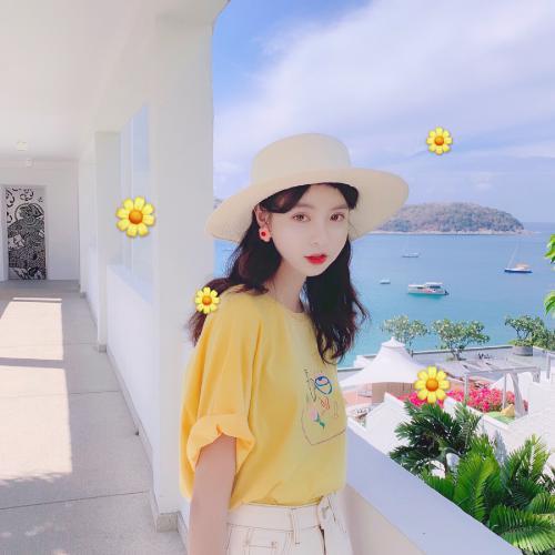 女生海边真人头像合集 共14张