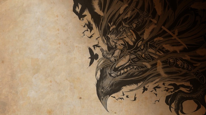 鸦与鹰 动漫风高清壁纸合集