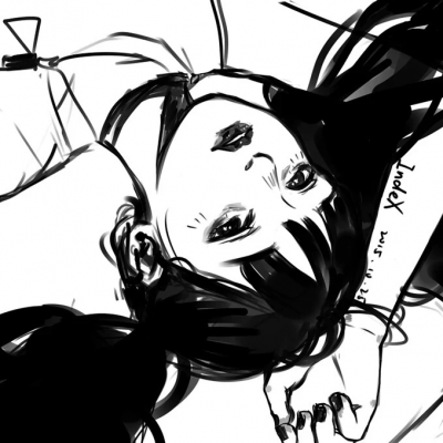 二次元爱好者看过来！9张女生黑白漫画头像合集