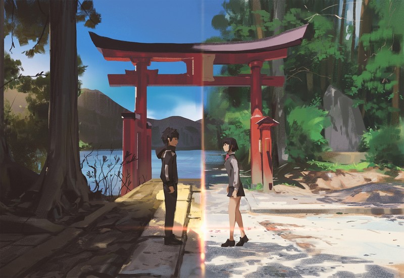 你的名字同人插画壁纸