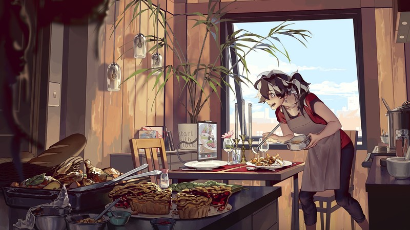 一组动漫少女相关高清壁纸素材