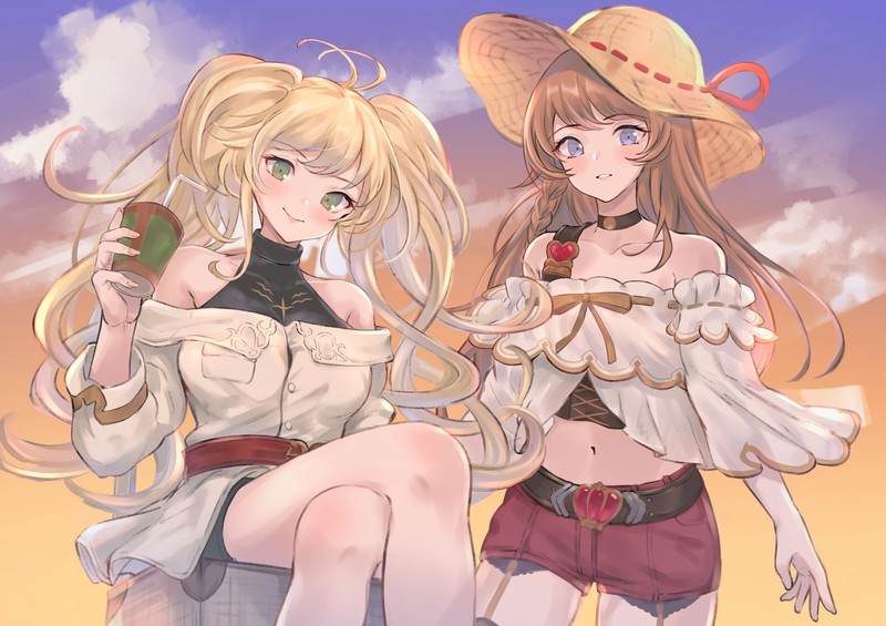 超绝二次元少女数位绘肖像壁纸合集