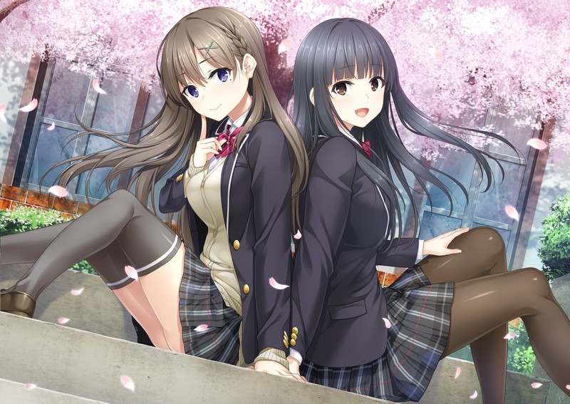 美少女二次元数字壁纸合集 高清2D动漫壁纸