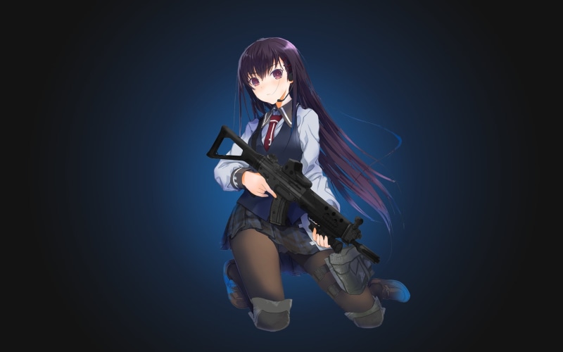 持枪少女原画壁纸合集